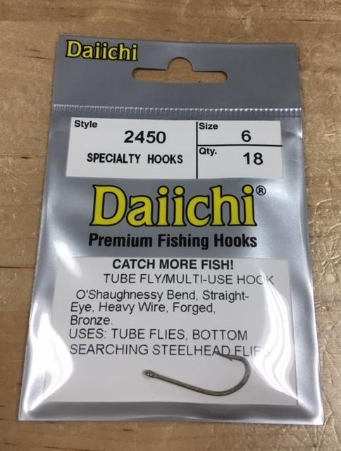 Daiichi 2450 Short Shank Salmon Hook 18 pack