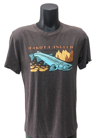 Dakota Angler Underwood Logo T-Shirt Brown / M Clothing