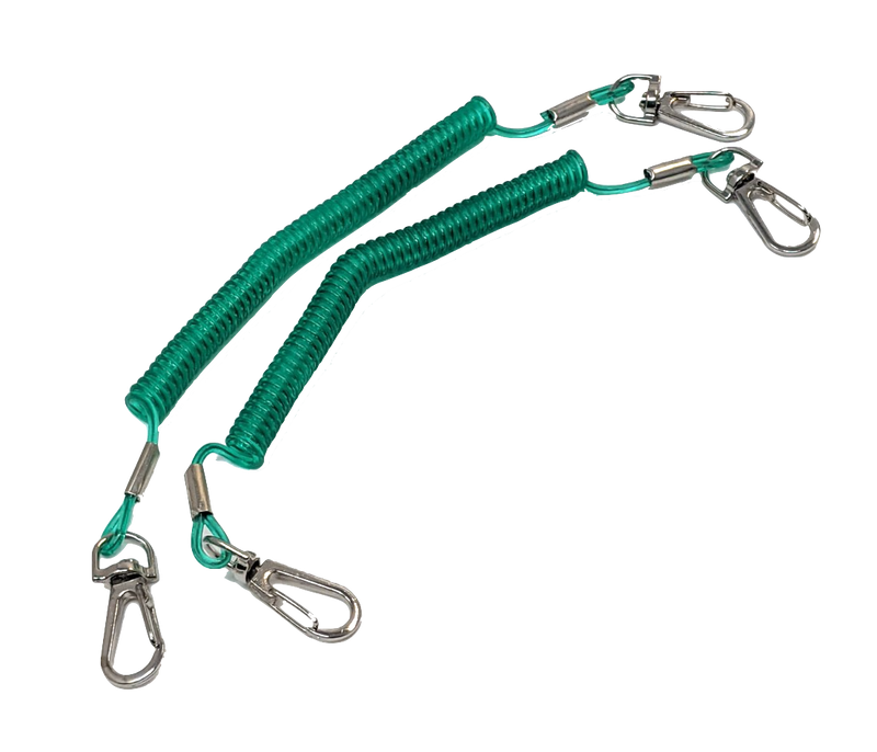 Dr. Slick Clamp Buddy Bungee Lanyard 9" (2 pack) Fly Fishing Accessories