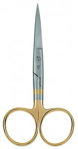 Dr. Slick Hair Scissor 4.5" Straight Fly Tying Tool
