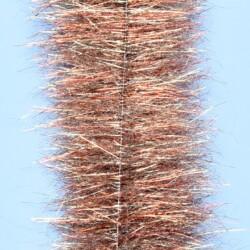 EP Minnow Head Brush 1.5" Wide UV Speckled Brown Chenilles, Body Materials