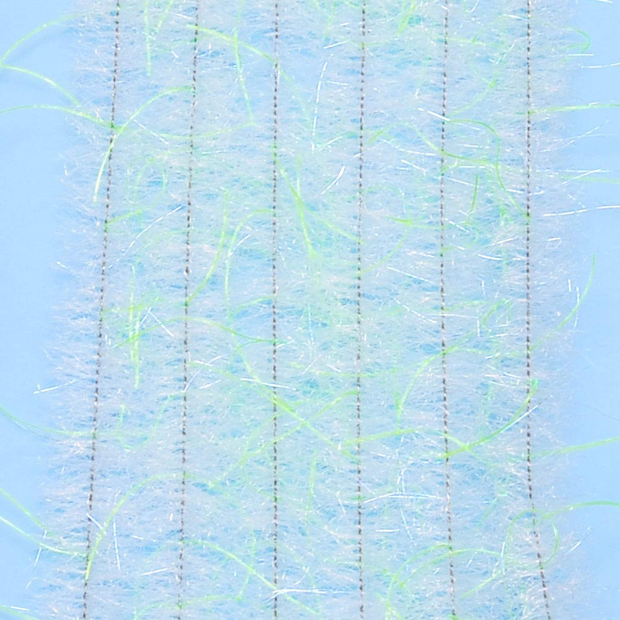 EP Wooly Critter Brush Chartreuse/White / 0.50" Chenilles, Body Materials