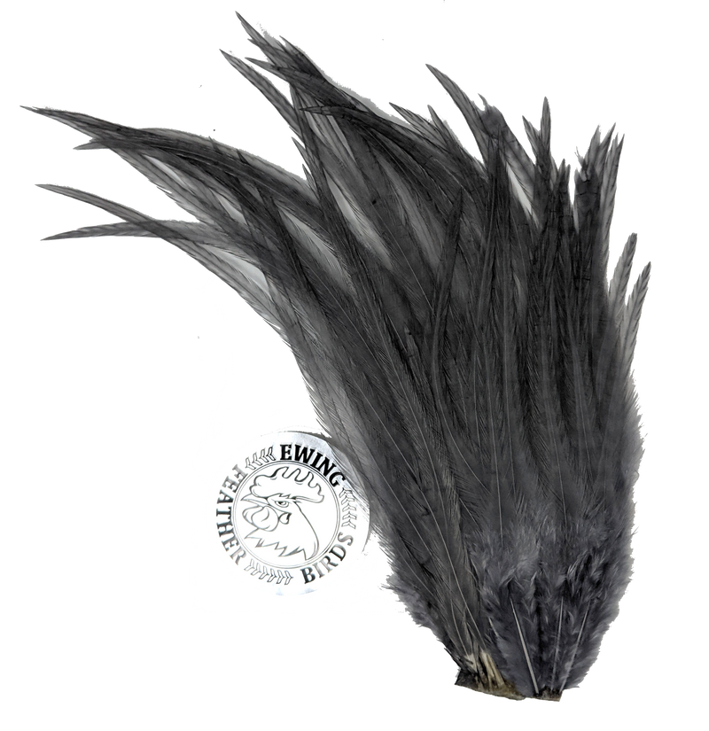 Ewing Wooly Bugger Patches Shad Gray Saddle Hackle, Hen Hackle, Asst. Feathers