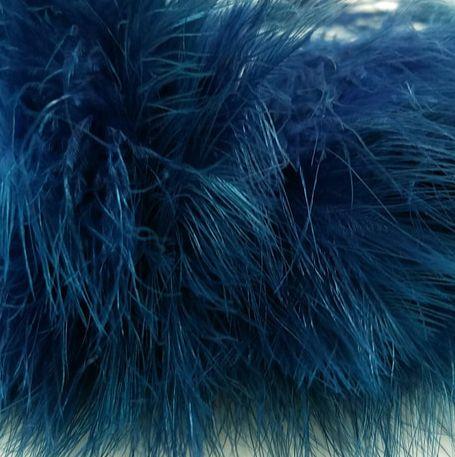Fish Hunter Blood Quill Marabou Navy Blue Saddle Hackle, Hen Hackle, Asst. Feathers