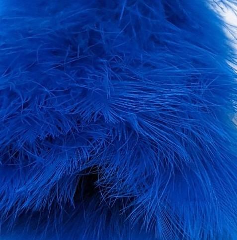 Fish Hunter Spey Blood Quill Marabou Electric Blue Saddle Hackle, Hen Hackle, Asst. Feathers