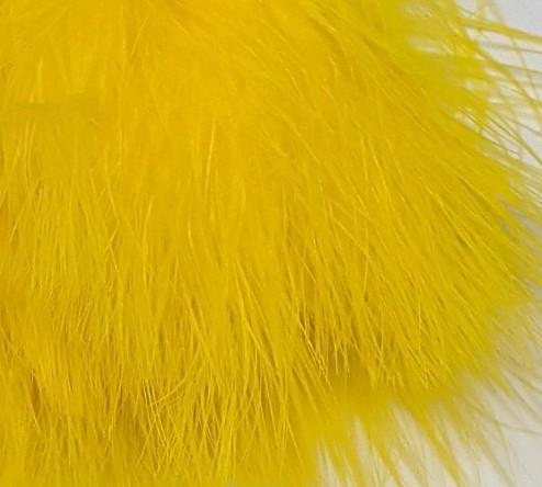 Fish Hunter Spey Blood Quill Marabou Lemon Yellow Saddle Hackle, Hen Hackle, Asst. Feathers