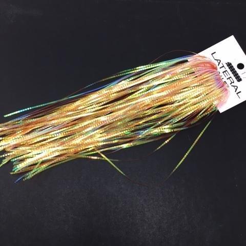 Flashabou Lateral Scale Dyed Pearl Orange
