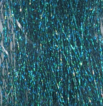 Flashabou Weave Pearl/Green/Electric Blue Flash, Wing Materials