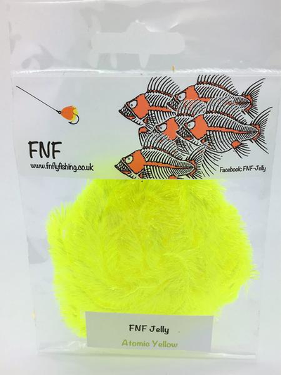 FNF Jelly Fritz 15mm blob chenille atomic yellow