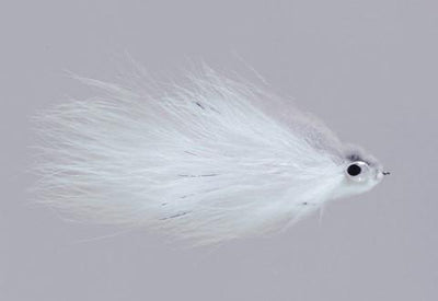Galloup's Totally Articulated Streamer Gray White