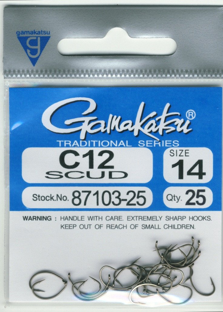 Gamakatsu C12 Scud Hook 25 pack