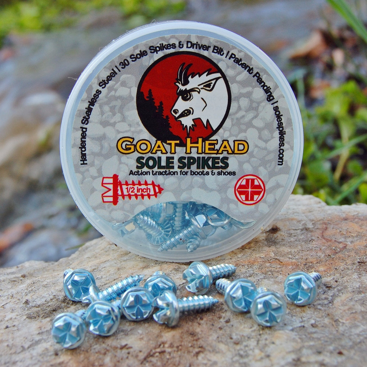 Goat Head Sole Spikes Cup – 1/2 Inch Long Wading Boot