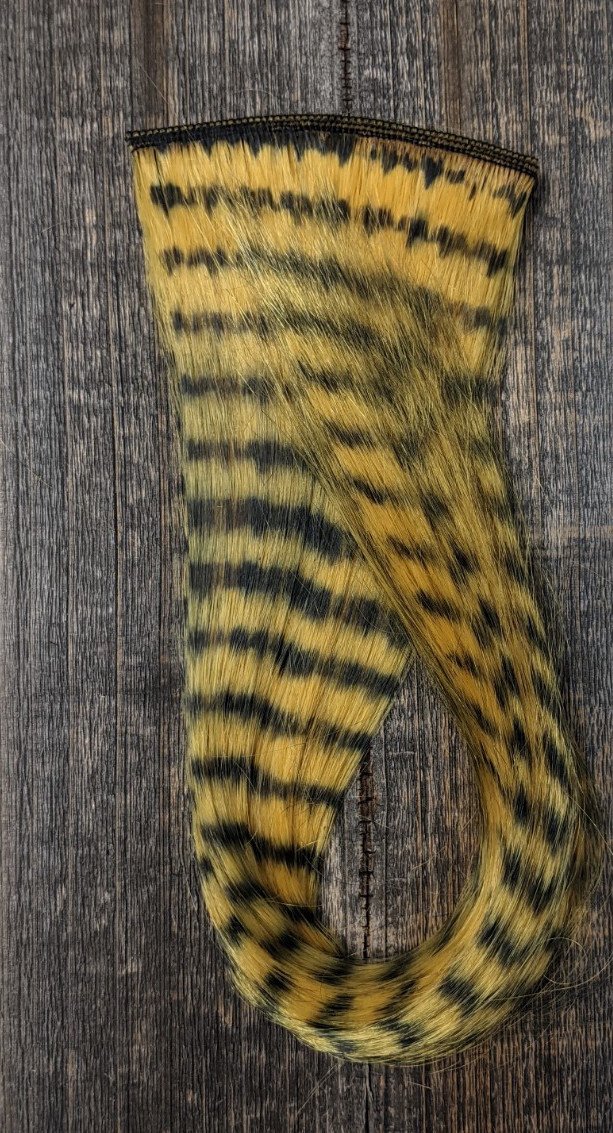 Grizzly Hair 16" Gold Flash, Wing Materials