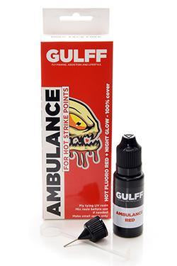 GULFF UV Resin 15ml Ambulance Red Cements, Glue, Epoxy