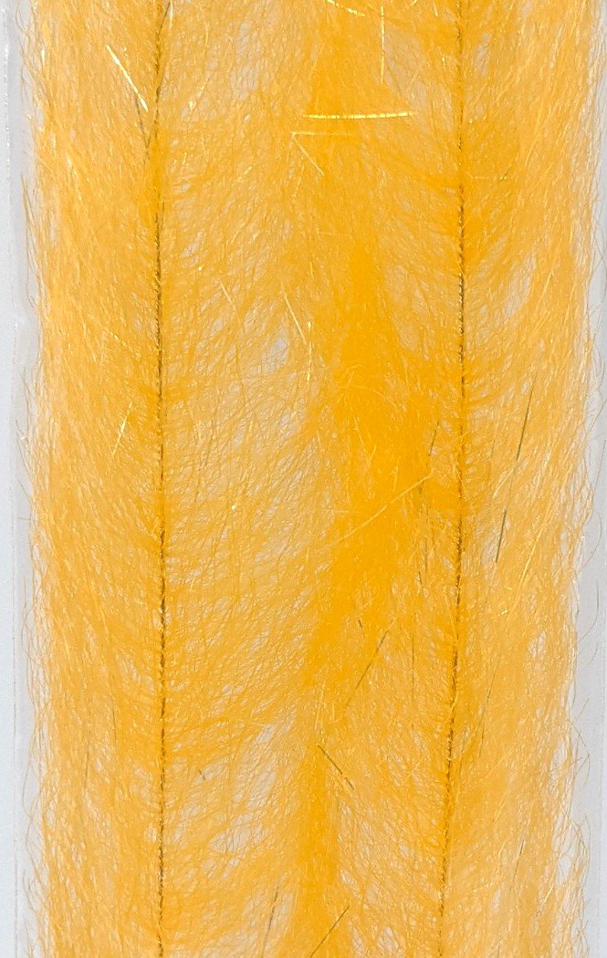 H20 Flash Blend Baitfish Brush 1 inch Orange Chenilles, Body Materials