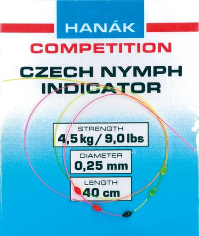 Hanak Czech Nymph BiColor Indicator (Drops), 16 in.