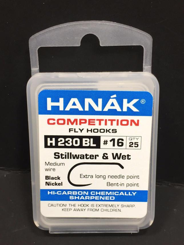 Hanak Competition H 400 BL Jig Fly Fishing Barbles Hooks, 25Pack various  sizes