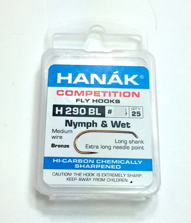 Hanak Hooks Model 290 BL Nymph 25 Pack