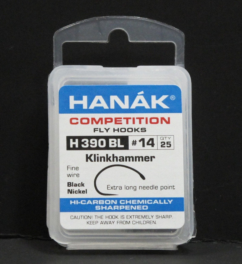 Hanak Hooks Model 390 Klinkhammer 25 Pack Size 14