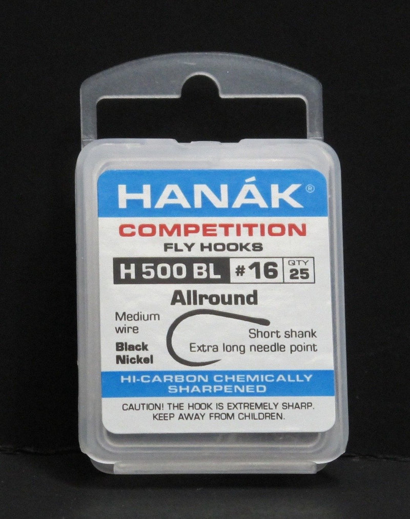 Hanak Hooks Model 500 All Around 25 Pack size 16 h500bl