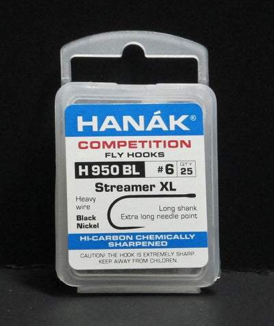Hanak Hooks Model 950 Streamer XL 25 Pack 6