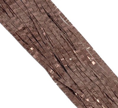 Hareline Boothe's Barred Matrix Fly Fiber Tan Copper #9 Flash, Wing Materials