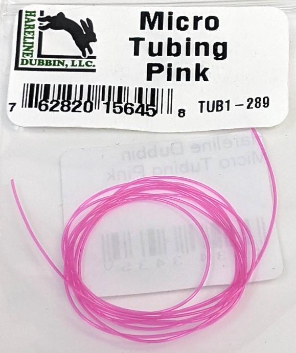 Hareline Dubbin Micro Tubing Pink Chenilles, Body Materials