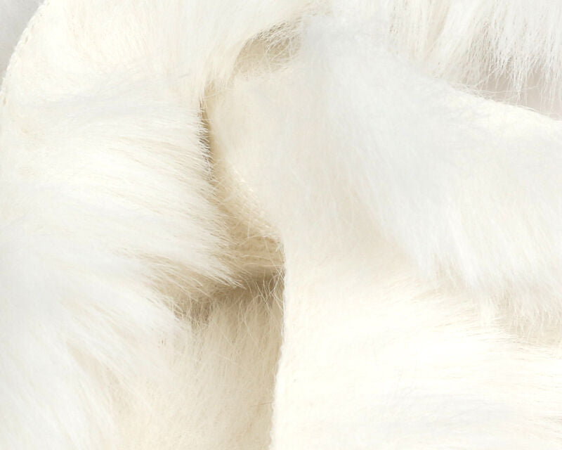 Hareline Extra Select Craft Bunny Strip Fl White Hair, Fur