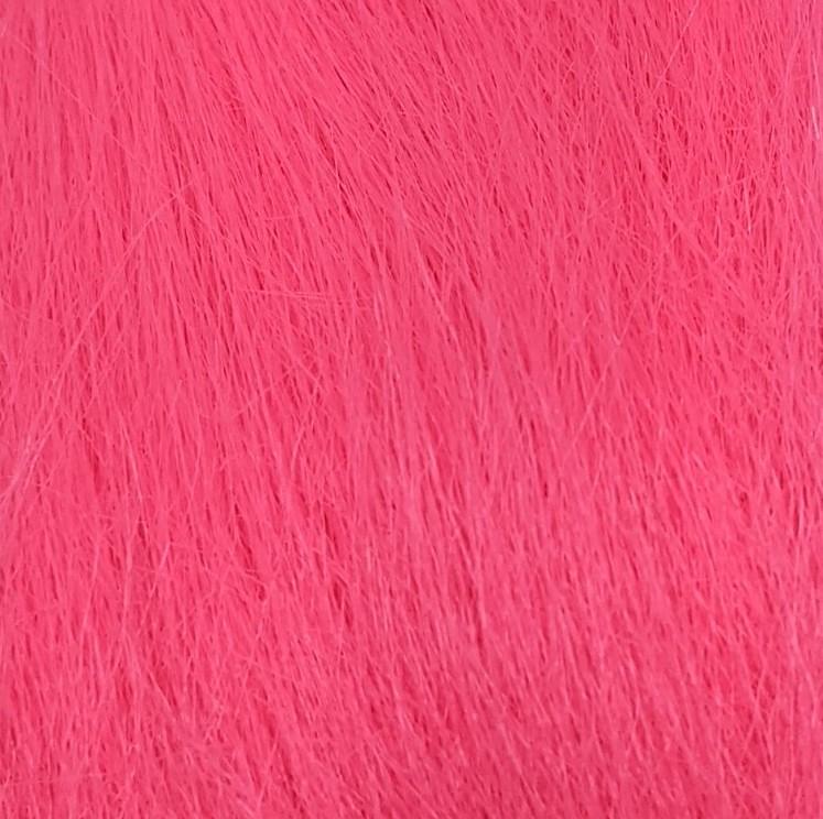 Hareline Extra Select Craft Fur Hot Pink Hair, Fur