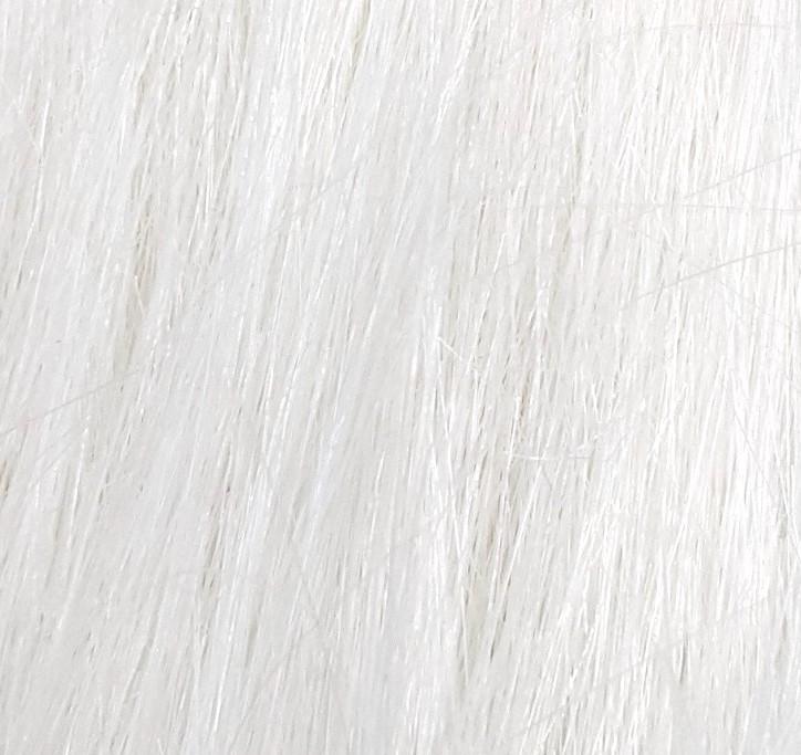 Hareline Extra Select Craft Fur White Hair, Fur