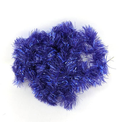 Hareline Frizzle Chenille UV Purple / Wide 3/4" Chenilles, Body Materials