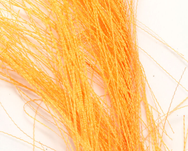 Hareline Hackle Hair Orange Flash, Wing Materials