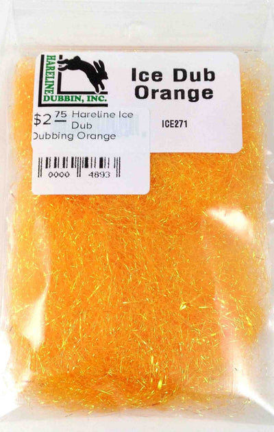 Hareline Ice Dub Dubbing Orange Dubbing