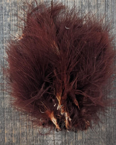 Hareline Marabou Blood Quills Rusty Brown #323 Saddle Hackle, Hen Hackle, Asst. Feathers