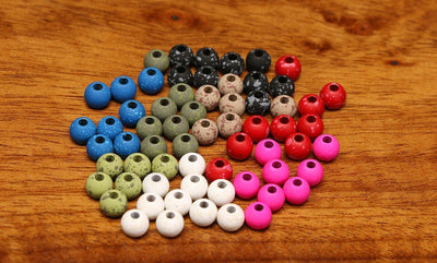 Hareline Mottled Tactical Tungsten Beads Beads, Eyes, Coneheads