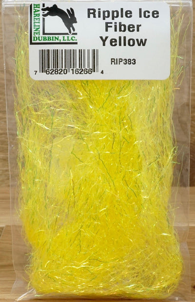 Hareline Ripple Ice Fiber #383 Yellow Flash, Wing Materials