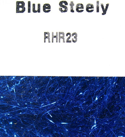 Hareline Ripple Ice Hair 4 inch #23 Blue Steely Flash, Wing Materials
