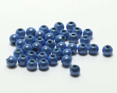 Hareline Small 3D Beads Blue Smolt Beads, Eyes, Coneheads