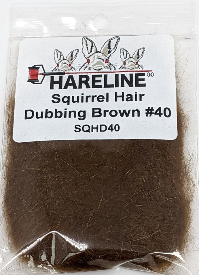 Hareline Squirrel Hair Dubbing Brown 