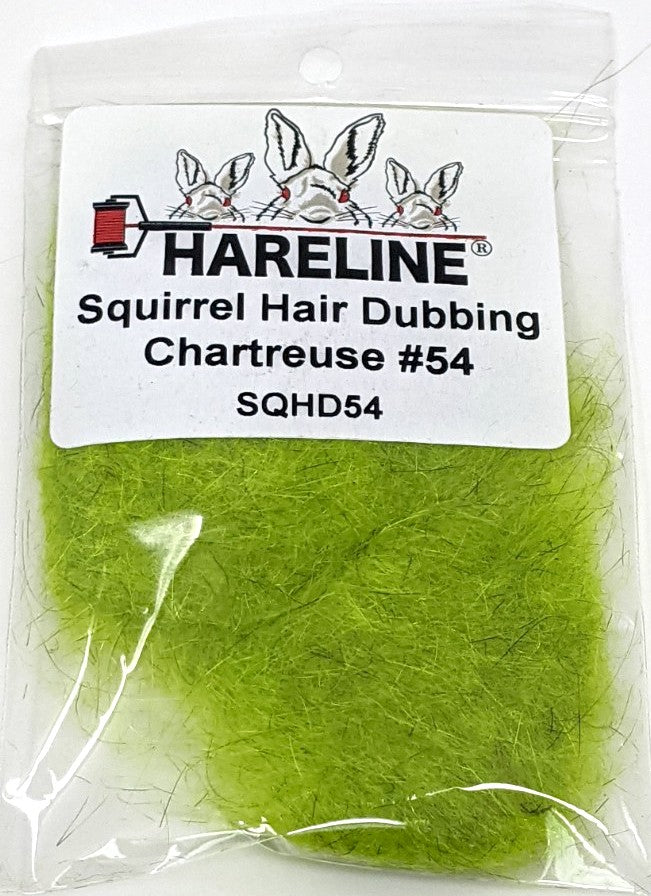 Hareline Squirrel Hair Dubbing Chartreuse 