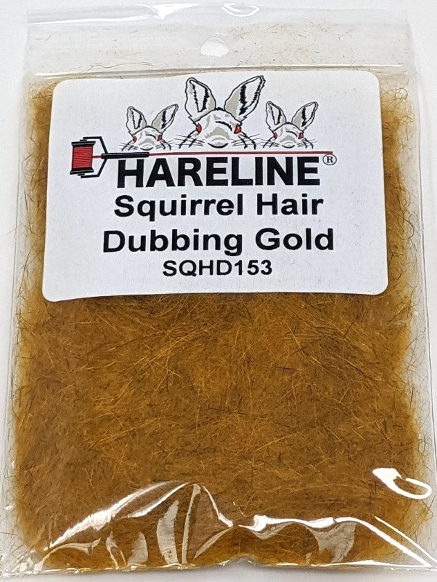 Hareline Squirrel Hair Dubbing Gold 