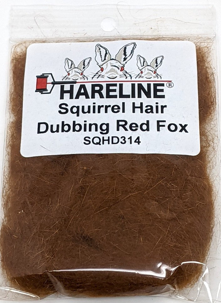 Hareline Squirrel Hair Dubbing Red Fox 
