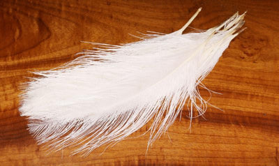 Hareline UV2 Raptor Hackle - Short Rhea Quills #141 Fl White Saddle Hackle, Hen Hackle, Asst. Feathers