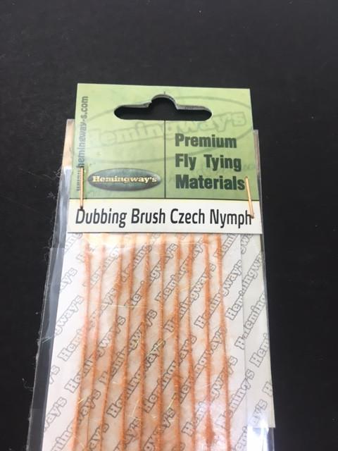 Hemingway Czech Nymph Dubbing Brush Light Orange