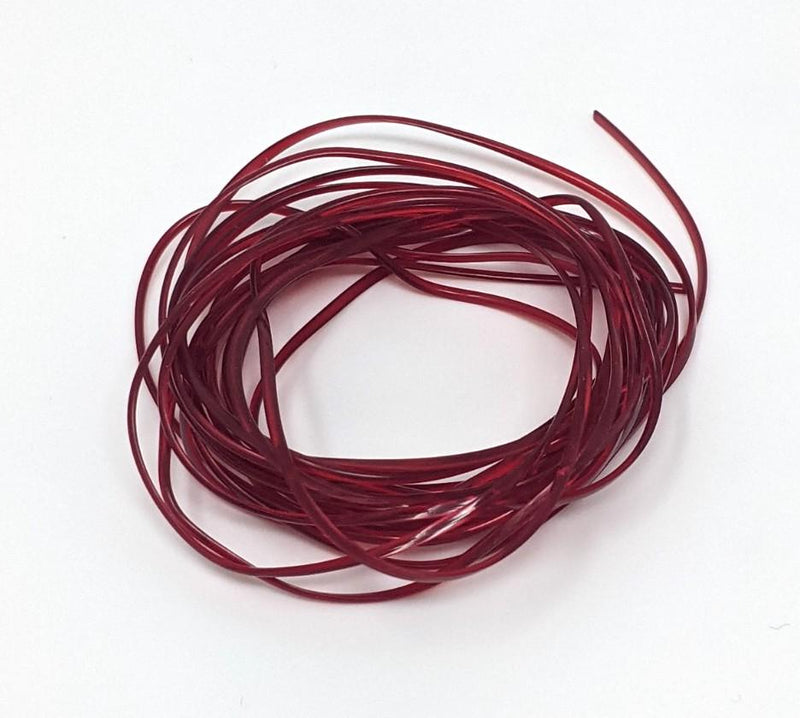 Hends Body Glass Half Round 1.2 Mm Deep Red Chenilles, Body Materials