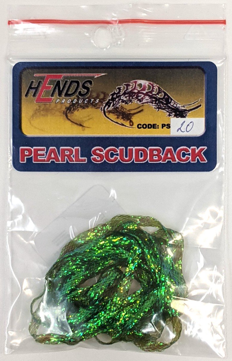 Hends Pearl Scudback Green Dark Chenilles, Body Materials