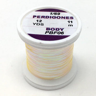 Hends Perdigones Pearl Body - Fine  1/69 Yellow Wires, Tinsels
