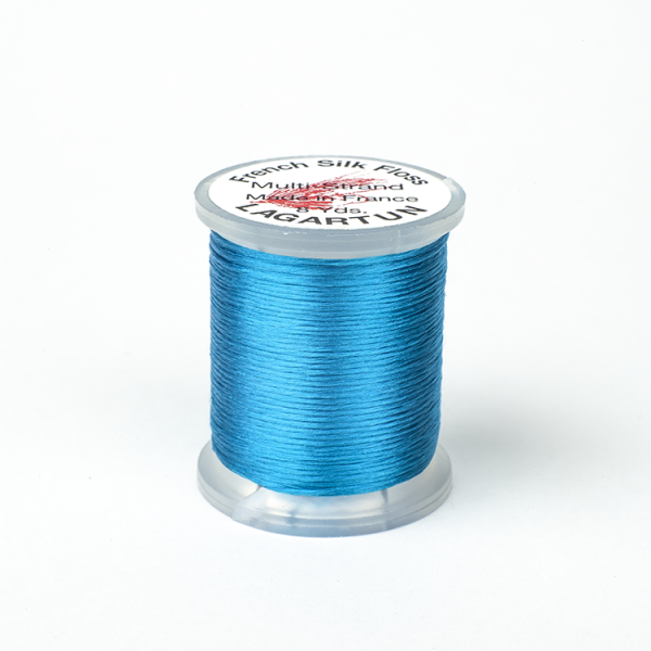 Lagartun French Silk Floss Kingfisher Blue Threads