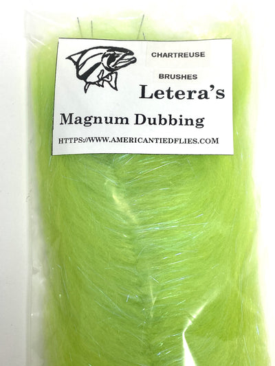 Letera's Magnum Dubbing Brushes Chartreuse Dubbing