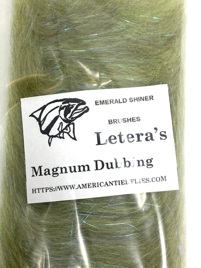 Letera's Magnum Dubbing Brushes Emerald Shiner Dubbing